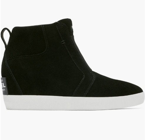 Sorel Women's Out N About Wedge Bootie (Black Sea Salt) Deal