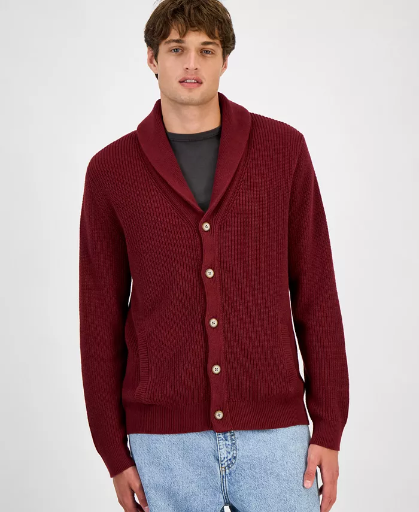 Sun + Stone Men’s Alvin Cardigan Sweater Deal