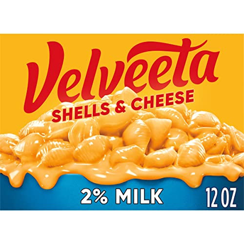 Velveeta Shells & Cheese Pasta with Cheese Sauce & 2% Milk Cheese Meal 12 oz Box