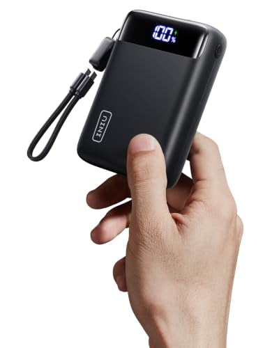 INIU 20000mAh 22.5W Fast Charging Portable Power Bank w/ Built-In USB-C Cable & Flashlight Deal