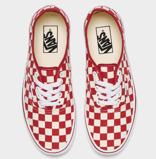 Women's Vans Authentic Check Casual Shoes