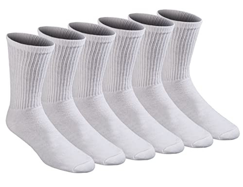 Dickies Men's All Purpose Cushion Crew Socks 6-Pairs