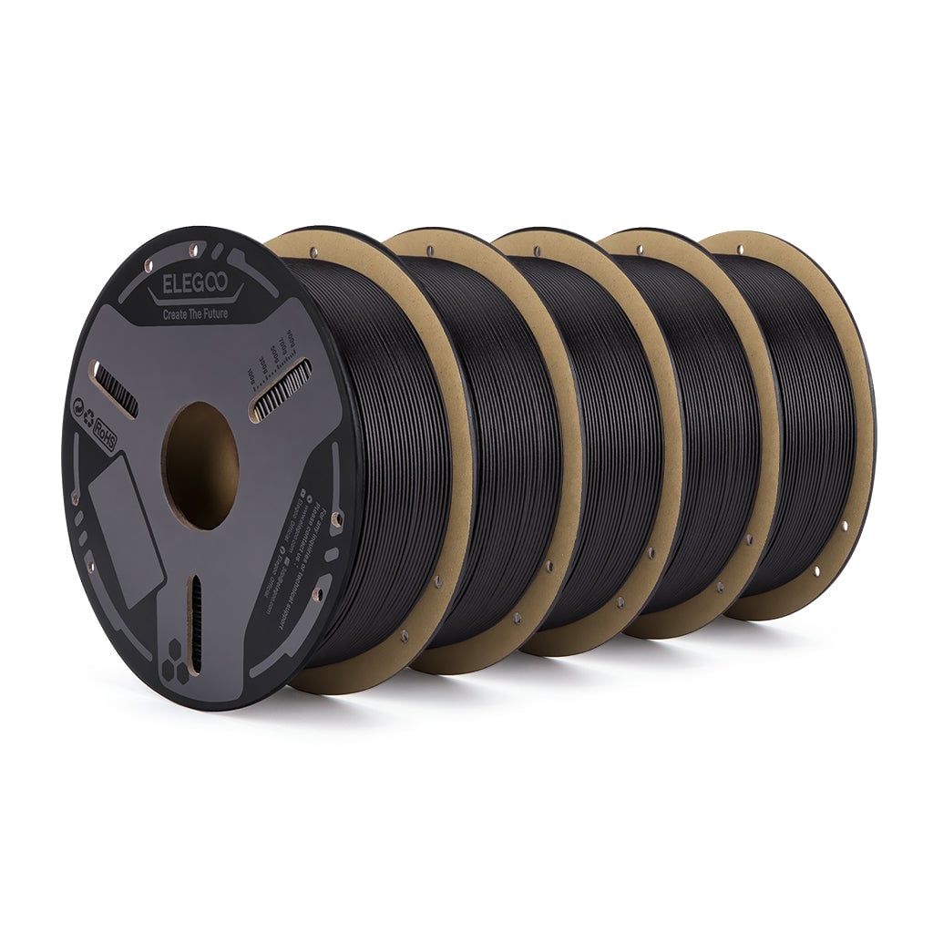 Elegoo PETG-CF 1.75mm 3D Printer Filament 5x 1kg Deal