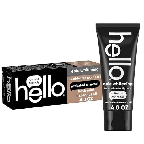 Hello Epic Whitening Charcoal Fluoride Free Toothpaste 4-Oz Deal