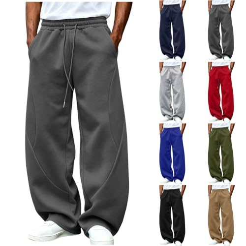 Men's Baggy Wide Leg Sweatpants