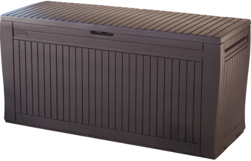 71-Gallon Keter Comfy Durable Resin Outdoor Storage and Organization Deck Box