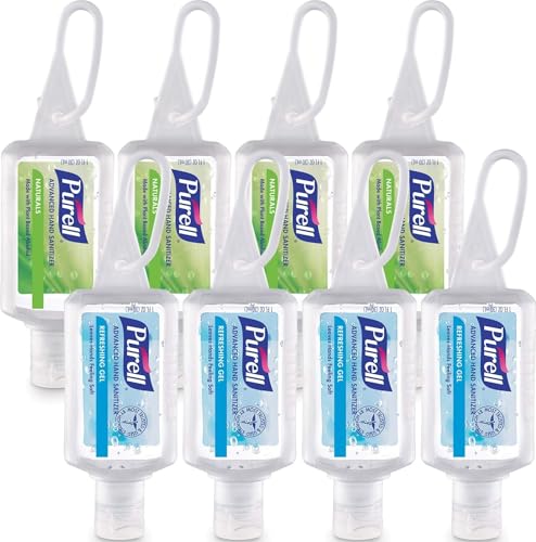 Purell Advanced Hand Sanitizer Travel Size Flip-Cap Bottles 8-Pack