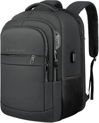 Lapsouno TSA Friendly Travel Backpack w/ 17" Laptop Slot