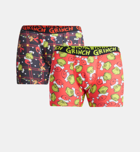 Dr. Seuss The Grinch Men’s Boxer Briefs 2-Pack