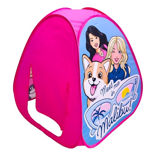 Barbie Malibu Toddler Pop Up Play Tent w/ Triangle Peek Through Window (No Floor) Deal