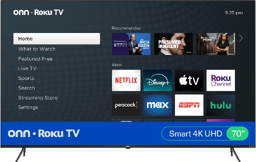 onn 70" 4K UHD Roku Smart Television Deal