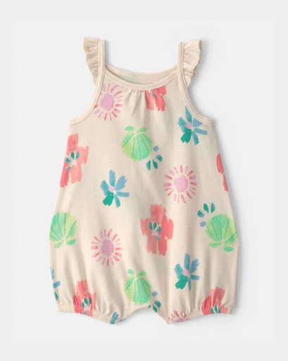 Baby Girl Summer Beach Sleeveless Romper Deal
