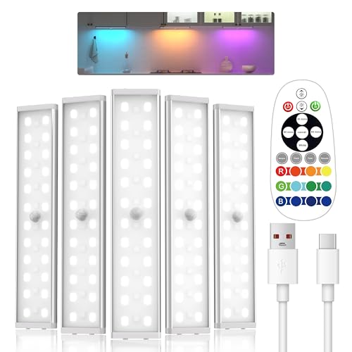 Hontafe Under Cabinet Lighting 58 LED RGB