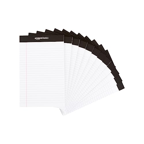 Amazon Basics Lined Ruled 5 x 8-Inch Writing Pads 12-Pack Deal