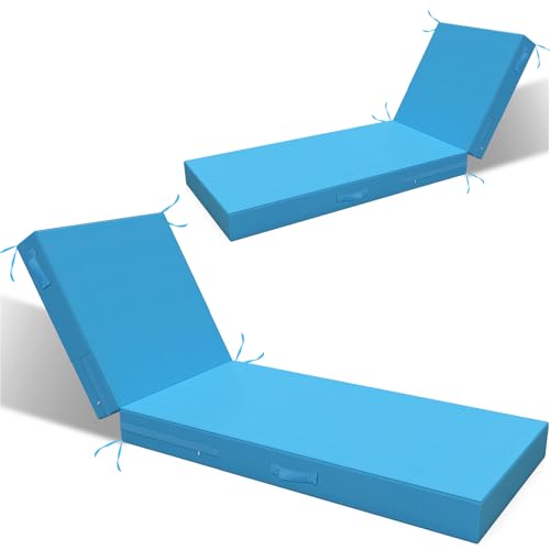 L'AGRATY Waterproof Lounge Chair Cushions Set 2-Pack 72"x21"x3" Deal
