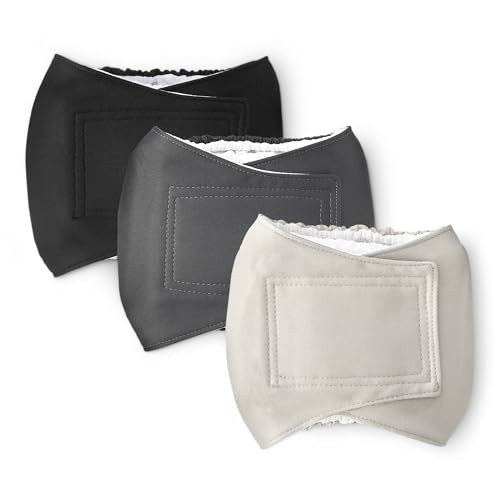 Amazon Basics Washable Dog Diapers for Male S Size 3 Pack