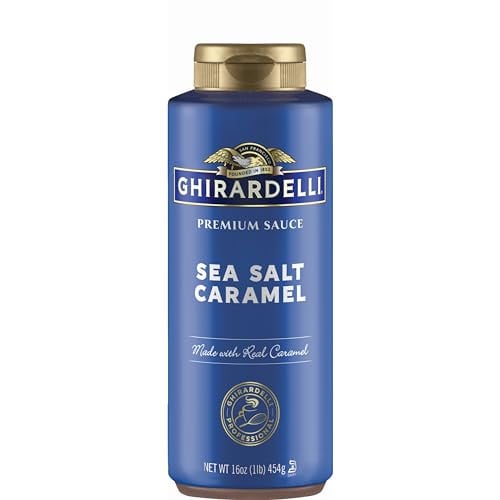16-Ounce Ghirardelli Sea Salt Caramel Sauce Squeeze Bottle 2-Pack