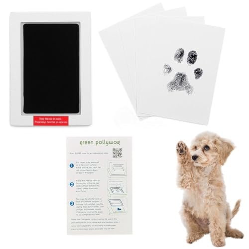 Green Pollywog Extra-Large Clean Touch Inkless Ink Pad for Pets