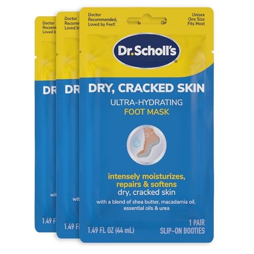 Dr. Scholl’s Cracked Skin Ultra Hydrating Foot Mask Socks (3 Pairs)