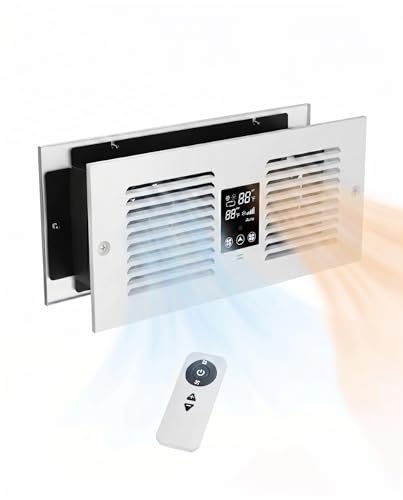 Hardwired Reversible Room to Room Fan Ivory