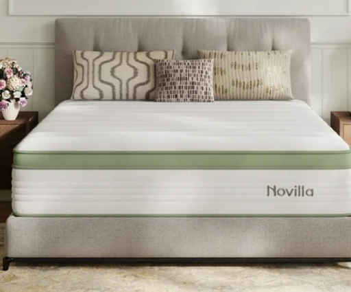 Novilla Snowfall 12 inch Queen size Hybrid Mattress Deal