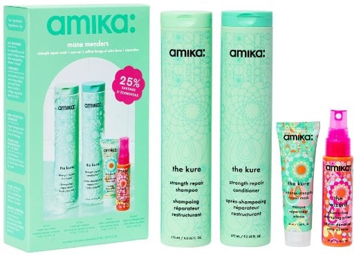 amika Mane menders Strength Repair Wash + Care Set