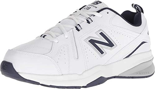New Balance Men's 608 V5 Casual Comfort Cross Trainer, White/Navy