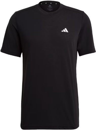 adidas Men's Aeroready Designed to Move Feelready Sport Tee (White/Black)