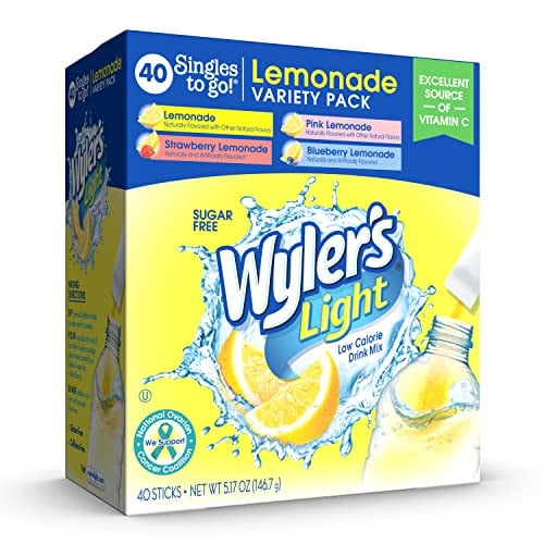 Wyler's Light Lemonade Variety Pack 40-Count Singles to Go Deal