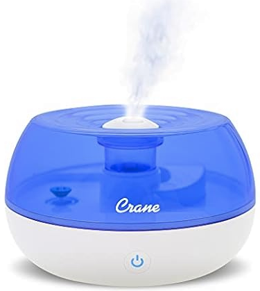 0.75L Crane Personal Ultrasonic Cool Mist Travel Humidifier & Vaporizer
