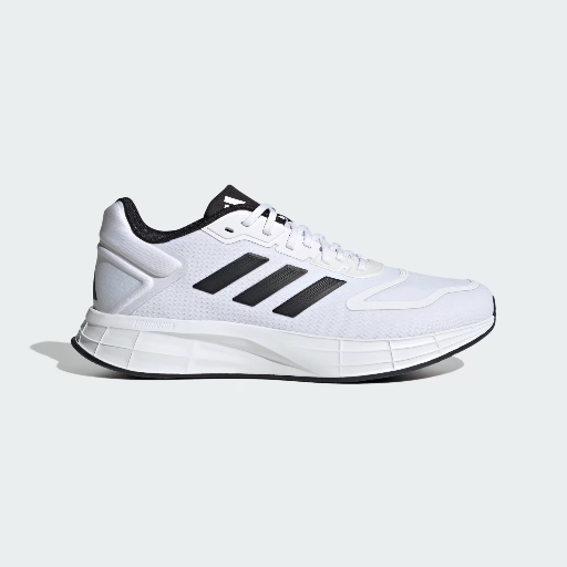 adidas Men's Duramo 10 Running Shoes (Cloud White / Core Black / Cloud White) Deal