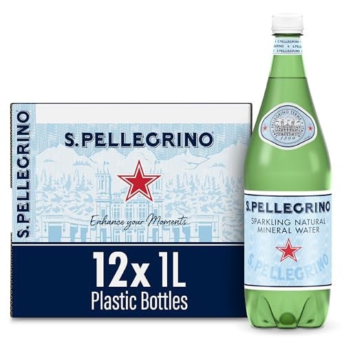 S.Pellegrino Sparkling Natural Mineral Water 12-Pack 33.8-Fl Oz Deal