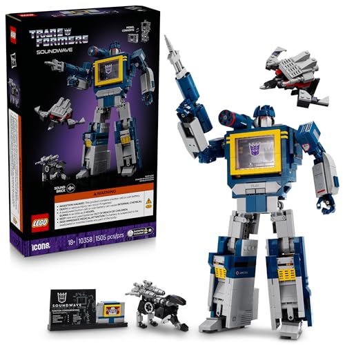 LEGO Icons - Transformers: Soundwave (10358, 1505-Piece)
