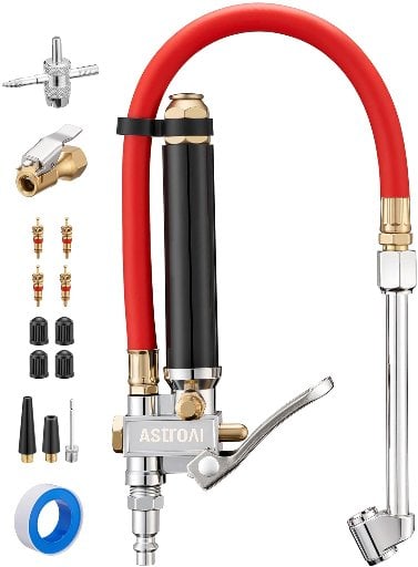 AstroAI T3 Heavy-Duty Tire Pressure Gauge with Inflator