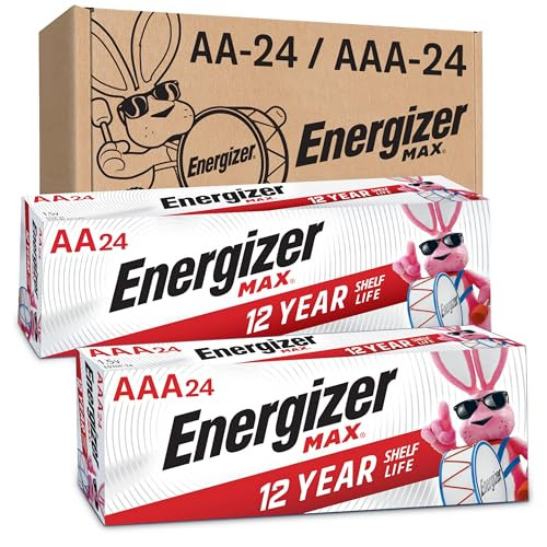 Energizer AA and AAA Batteries 48 Count Combo Pack