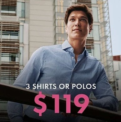 3 Shirts or Polos Deal