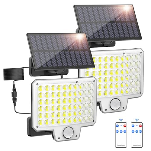 Onforu Motion Sensor Solar Lights Outdoor 2-Pack