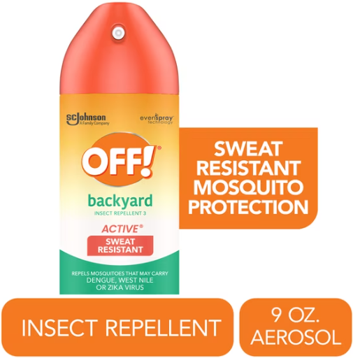 OFF! Active DEET Mosquito & Bug Repellent Spray, 9 oz