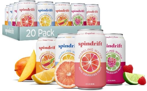 Spindrift Sparkling Water 20-Pack 12-Oz (4-Flavor Variety Pack) Deal