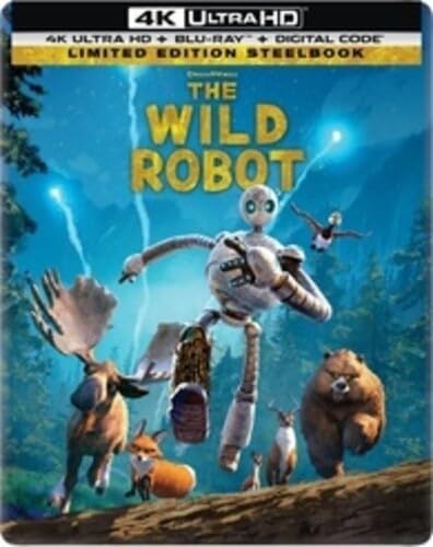 The Wild Robot Limited Edition Steelbook 4K Ultra HD Deal