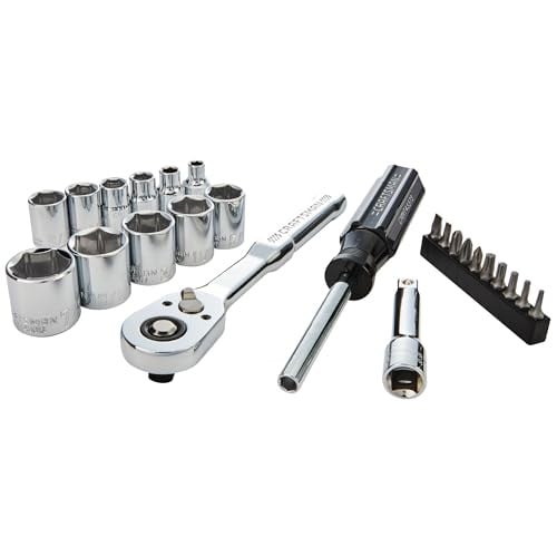 CRAFTSMAN 24-Piece 3/8 Inch Drive SAE Mechanics Tool Set Deal