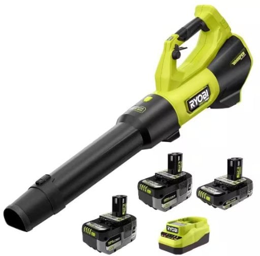 RYOBI ONE+ 18V HIGH PERFORMANCE Kit w/ & FREE ONE+ HP Brushless Leaf Blower Deal