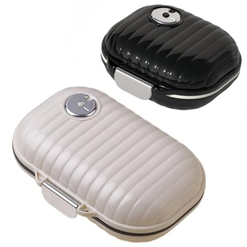 Comtar 7-Compartment Personal Medicine Organizer Case 2-Pack Deal