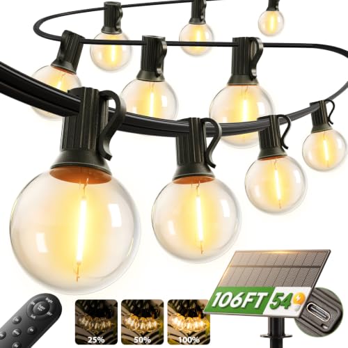 Addlon 100FT Outdoor Solar String Lights w/ Remote Deal