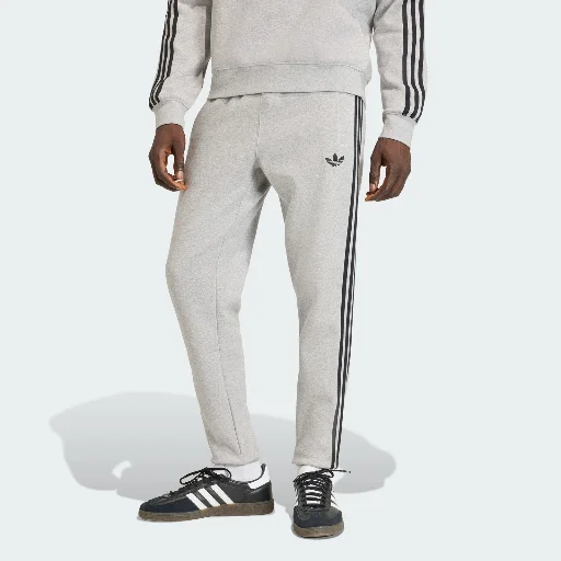 Adidas Men's 3-Stripes Sweatpants Medium Grey Heather