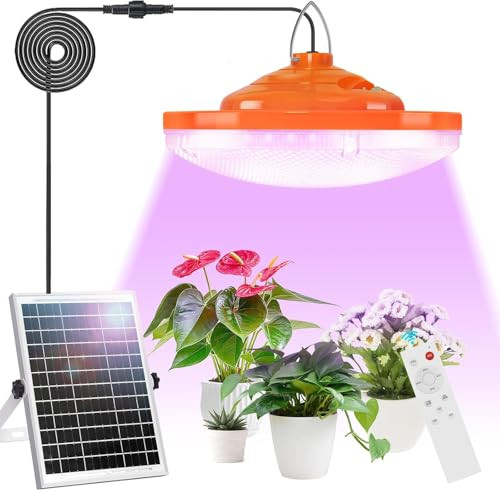 8" Solar Grow Light for Indoor Outdoor