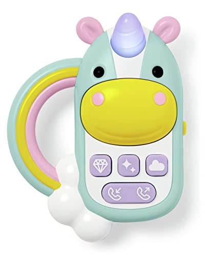 Skip Hop Baby Phone Toy: Zoo Cell Phone, Unicorn
