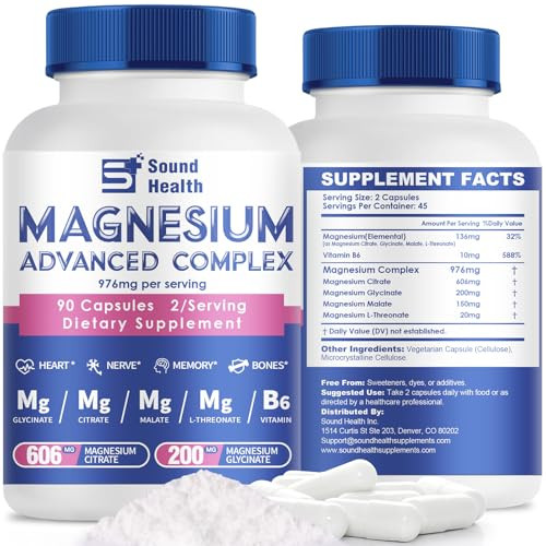 Magnesium Complex 976mg 90 Vegan Capsules