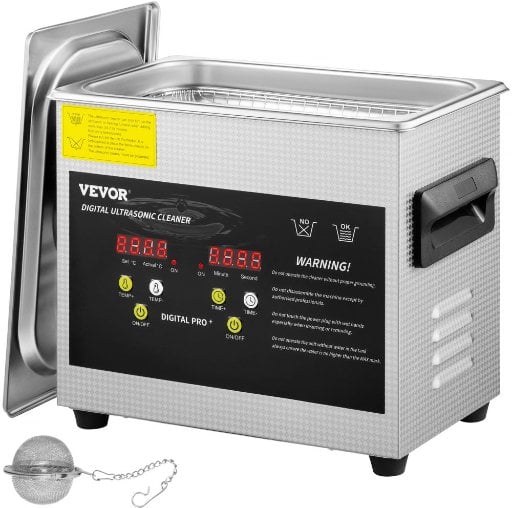 VEVOR 3L Upgraded Ultrasonic Cleaner (200W Heater, 120W Ultrasonic) Deal