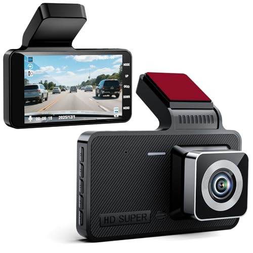 4-inch 1080p HD Dashcam with Super Night Vision